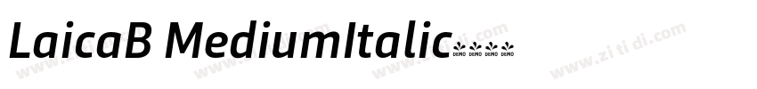 LaicaB MediumItalic字体转换
